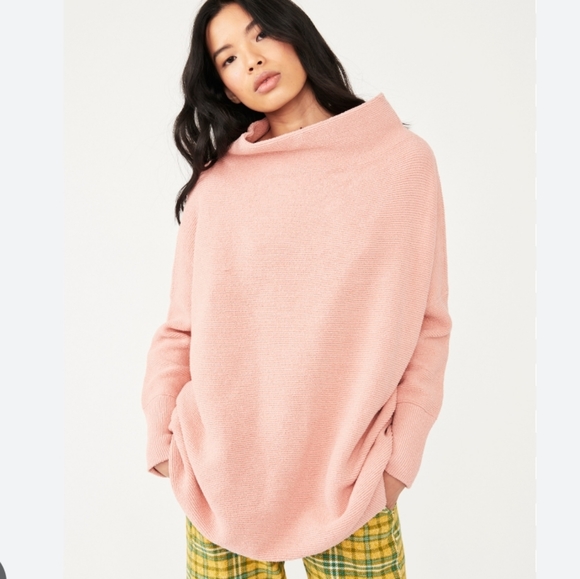 NWT Free People Ottoman Tunic in Dusty Pink - Picture 2 of 9